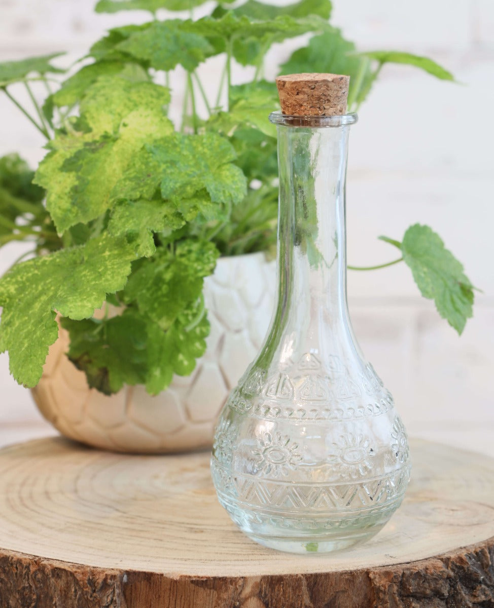 Vase à fleurs Paris Ø7.5cm et 16cm de haut Transparent (12 pièces.) [IFS-29720]