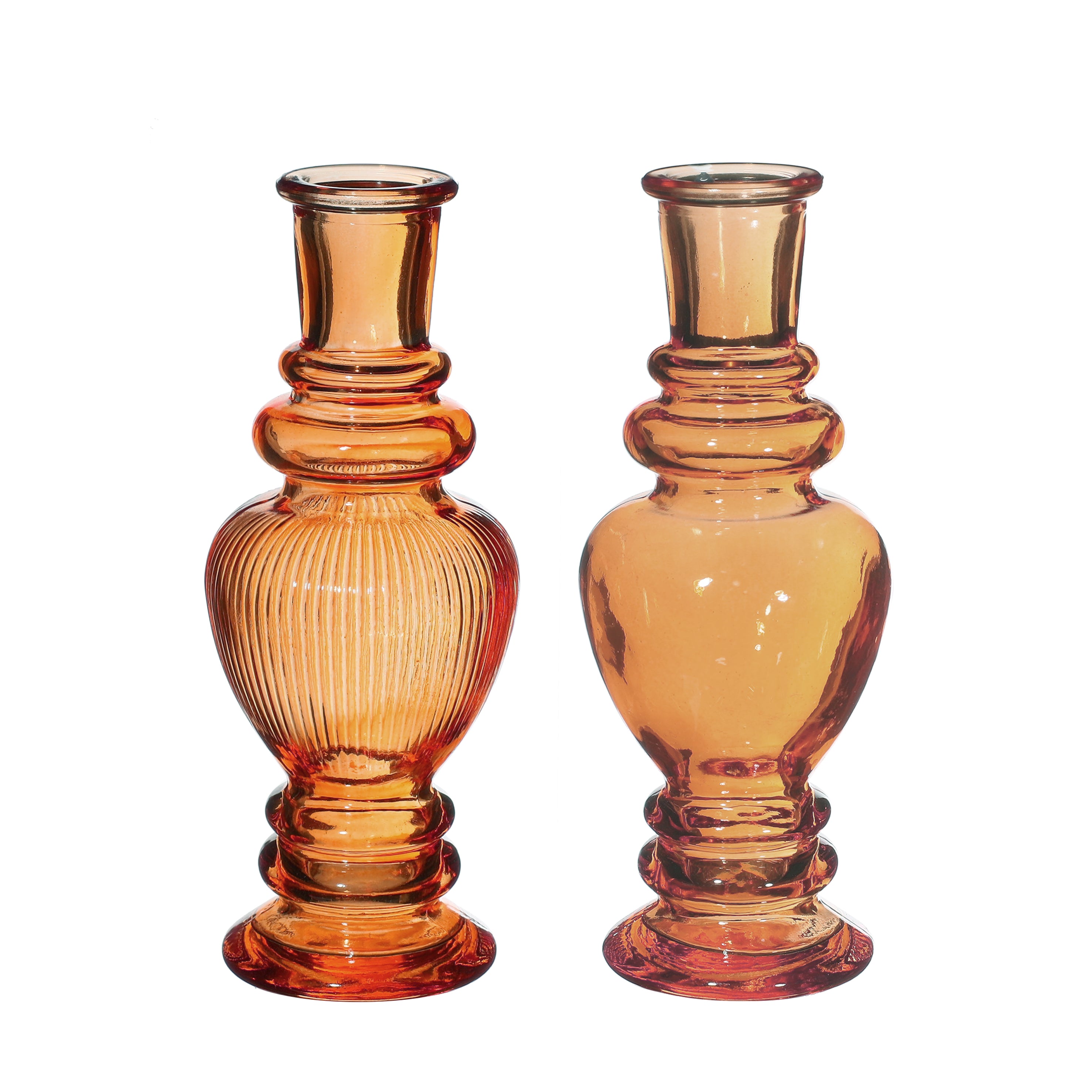 Vase Venice Amber H: 15,5 x Ø5,7 cm (12 Pcs)
