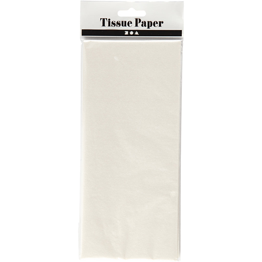 Papier de Soie, feuille 50x70 cm, 17 gr, nacré, 6 flles/ 1 Pq. [HOB-200910]