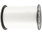 Ruban cadeau, L : 10 mm, brillante, blanc, 250 m/ 1 rouleau [HOB-20202]