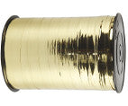 Cadeaulint, B: 10 mm, glossy, goud metallic, 250 m/ 1 rol [HOB-20220]