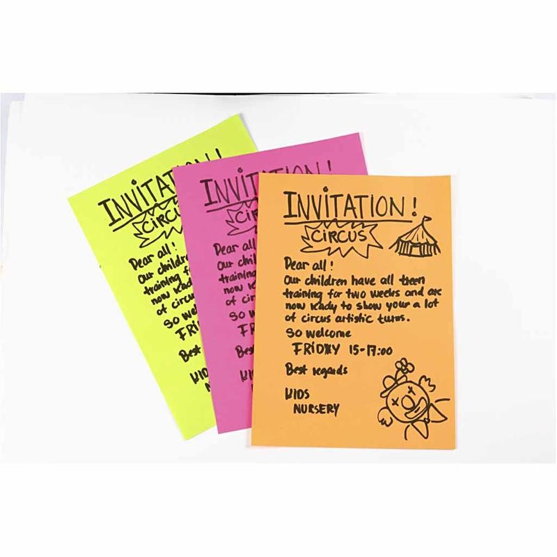 Papier Creativ, A4, feuille 210x297 mm, 80 gr, ass. de couleurs, 280 flles ass./ 1 Pq. [HOB-20400]