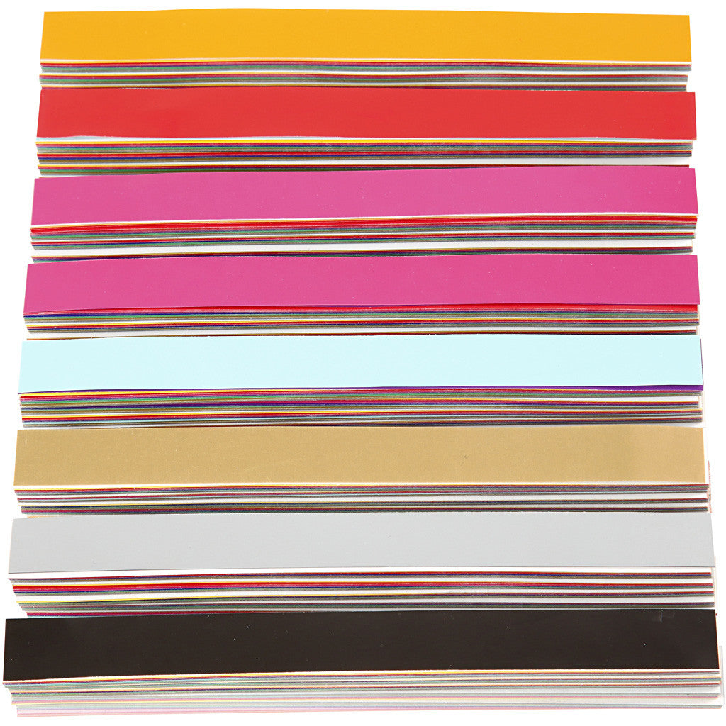 Slinger Stroken, L: 16 cm, B: 15 mm, diverse kleuren, 2400 stuk/ 1 doos [HOB-20785]