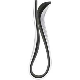 Quilling stroken, L: 78 cm, B: 5 mm, 120 gr, zwart, grijs, wit, 100 stuk/ 1 doos [HOB-20797]
