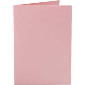 Cartes, dimension carte 10,5x15 cm, 220 gr, rose, 10 pièces/ 1 Pq. [HOB-216019]