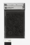 Papier cartonné motif dentelle, feuille 10,5x15 cm, 200 gr, noir, 10 pièces/ 1 Pq. [HOB-216912]