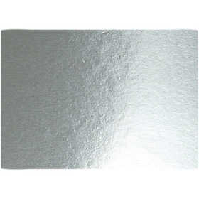 Metallic Foliekarton, A4, 210x297 mm, 280 gr, zilver, 10vel/ 1 doos [HOB-220780]