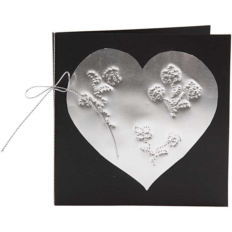 Reliëffolie, A5, vel 148x210 mm, dikte 0,9 mm, zilver, 10 stuk/ 1 doos [HOB-22091]