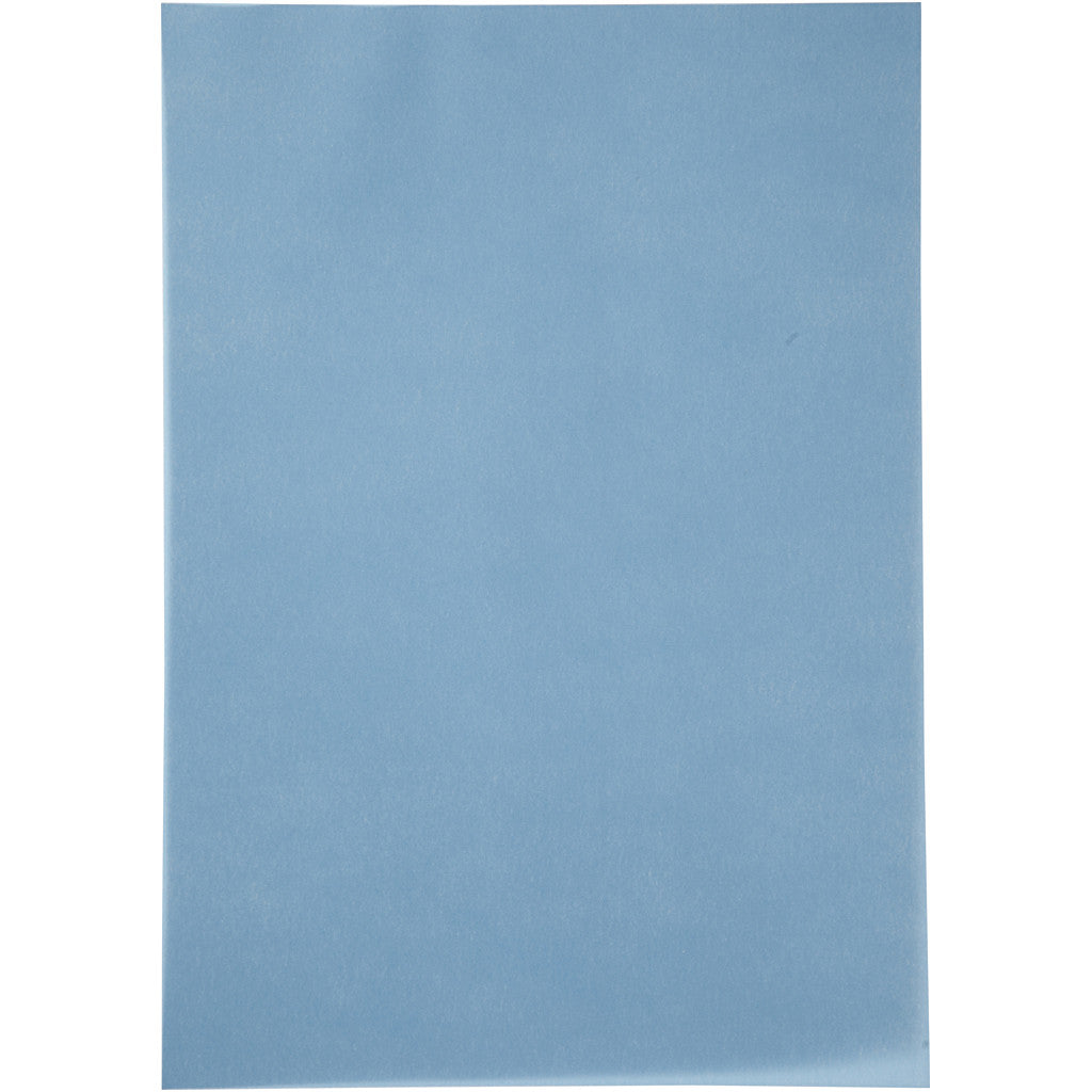 Papier Vélin, A4, feuille 210x297 mm, 100 gr, bleu, 10 flles/ 1 Pq. [HOB-224814]
