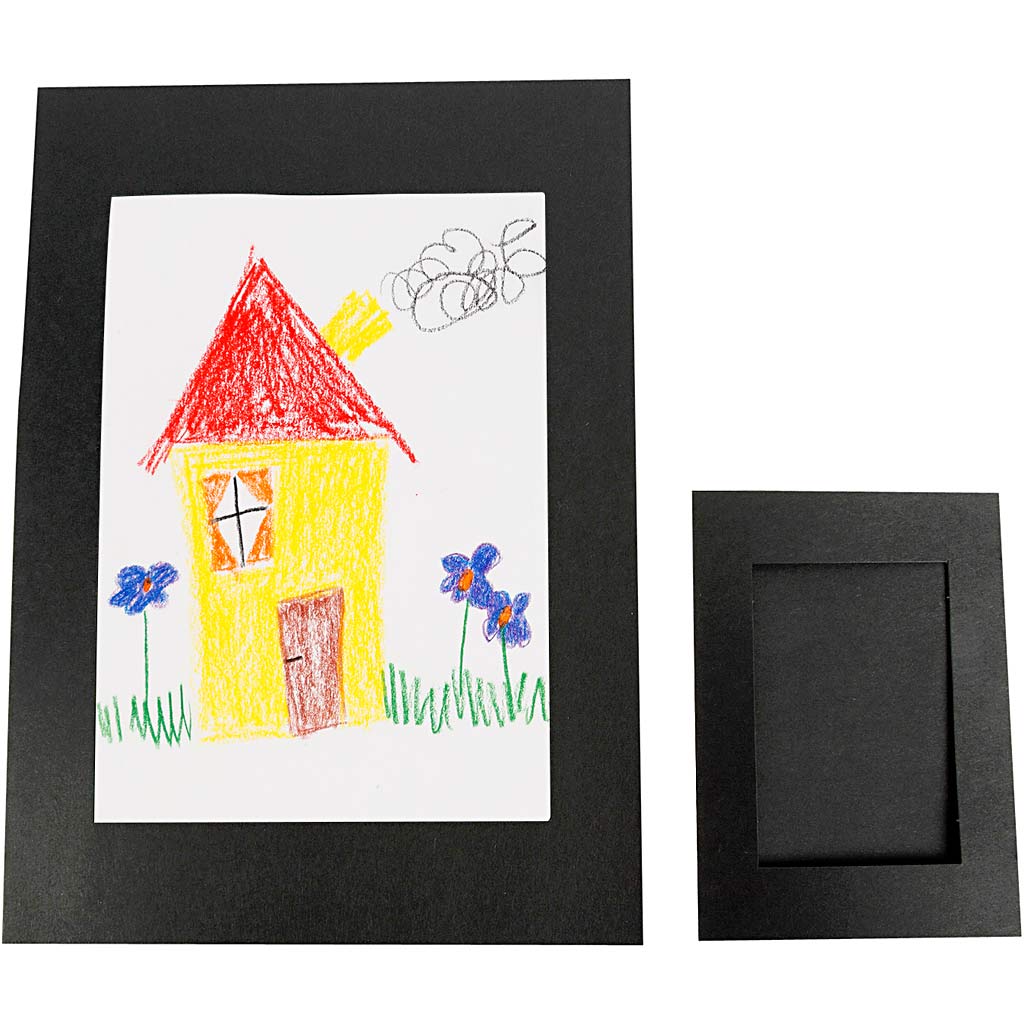 Cartes passe-partout, dim. A4+A6, 230 gr, blanc, 2x60 pièces/ 1 Pq. [HOB-23630]