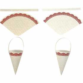 Kegels, H: 13 cm, 160 gr, 10 stuk/ 1 doos [HOB-23863]