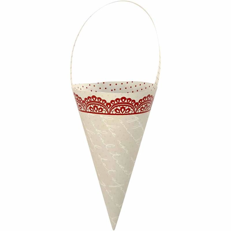 Kegels, H: 13 cm, 160 gr, 10 stuk/ 1 doos [HOB-23863]