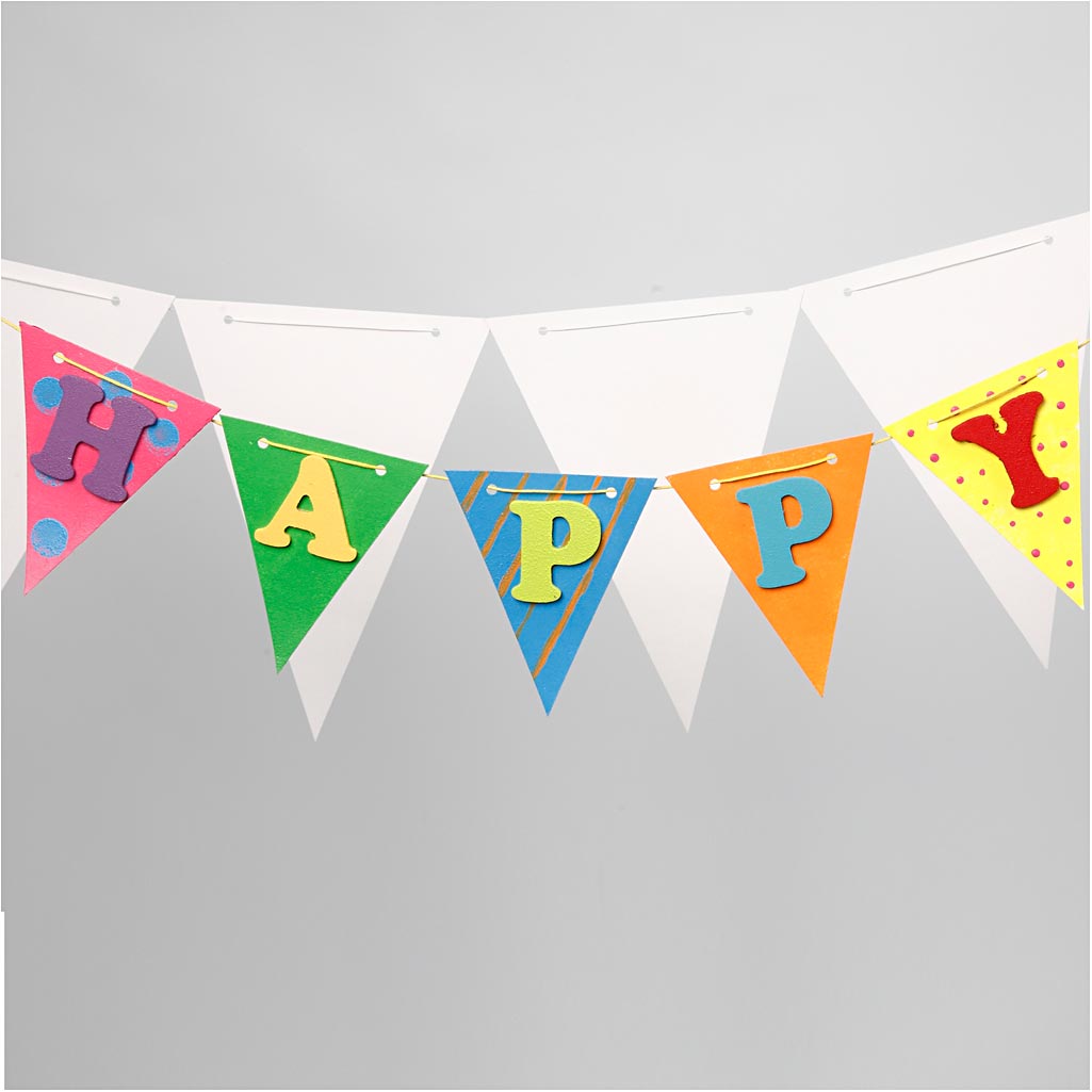 Vlaggen, H: 20 cm, B: 14,5 cm, 300 gr, wit, 10 stuk/ 1 doos [HOB-23884]