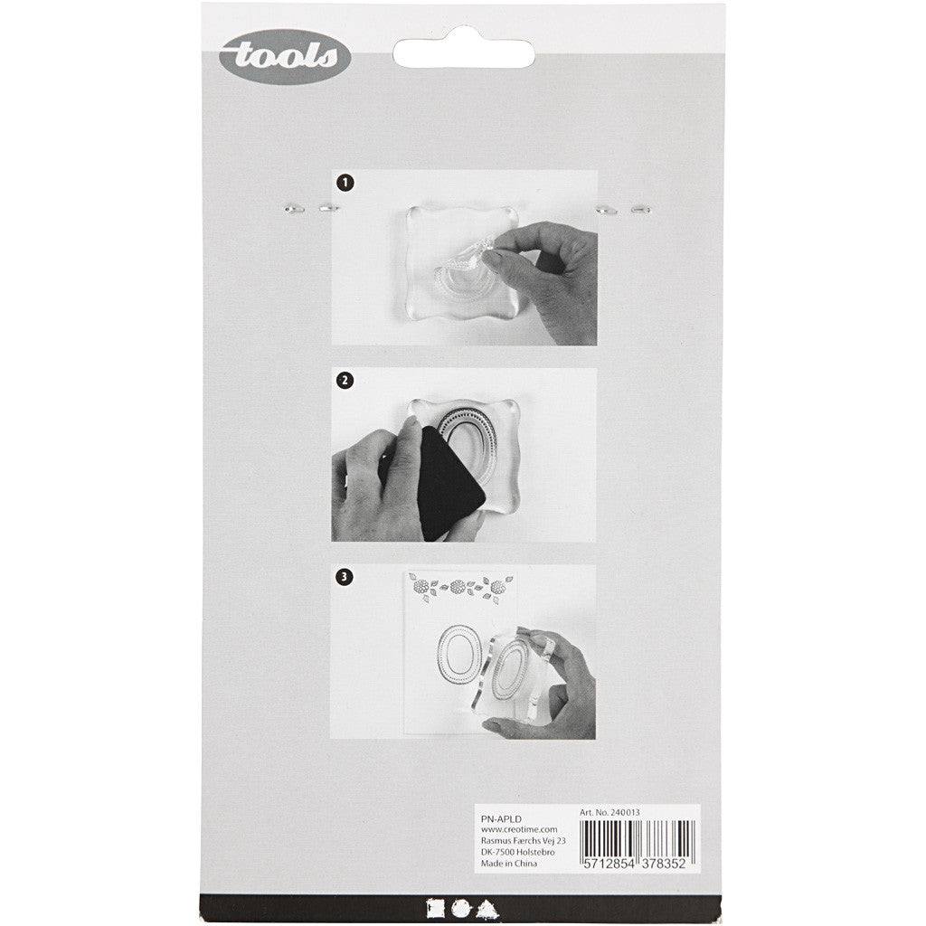 Silicone stempels, kapsels, vel 11x15,5 cm, 1 vel [HOB-240013]