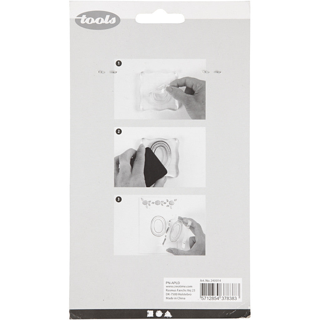 Tampons transparents, insectes, feuille 11x15,5 cm, 1 flles [HOB-240014]