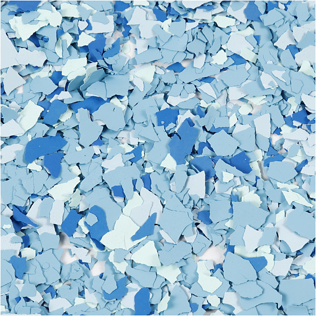 Flocons de Terrazzo, bleu, 90 gr/ 1 boîte [HOB-24591]