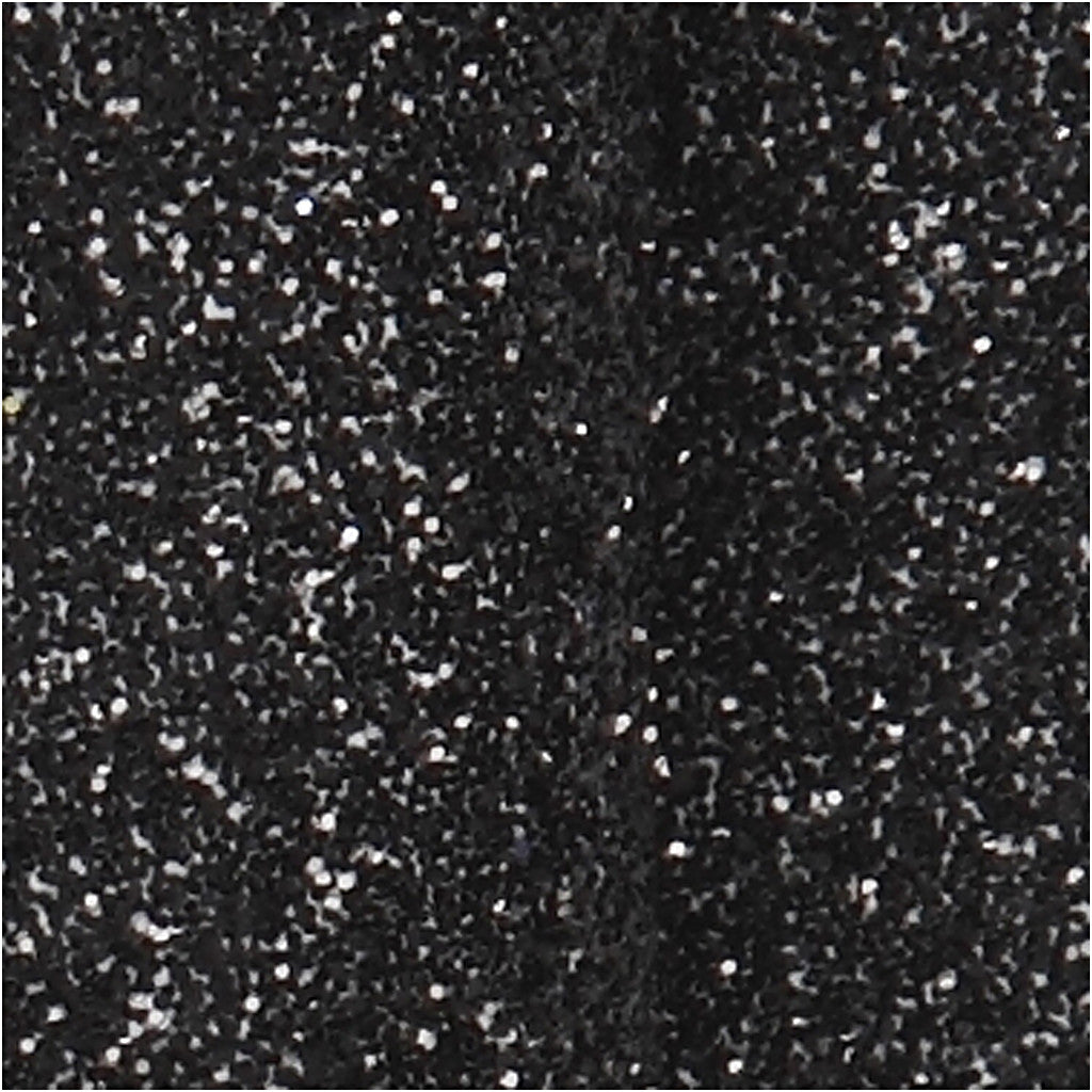 Strikken, afm 31x85 mm, zwart glitter, 4 stuk/ 1 doos [HOB-24789]