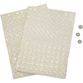 Points en silicone, H : 1,5 mm, d 8 mm, 3x100 pièces/ 1 Pq. [HOB-24802]