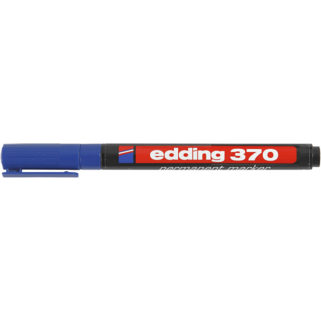 Edding 370 Stift, lijndikte 1 mm, blauw, 1 stuk [HOB-25008]