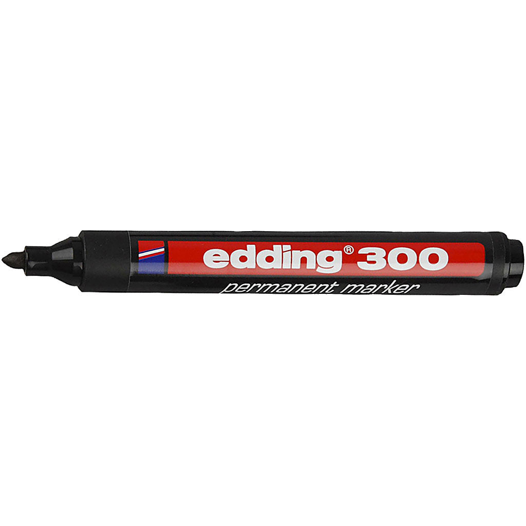 Edding 300 Marker, lijndikte 1,5-3 mm, zwart, 1 stuk [HOB-25020]