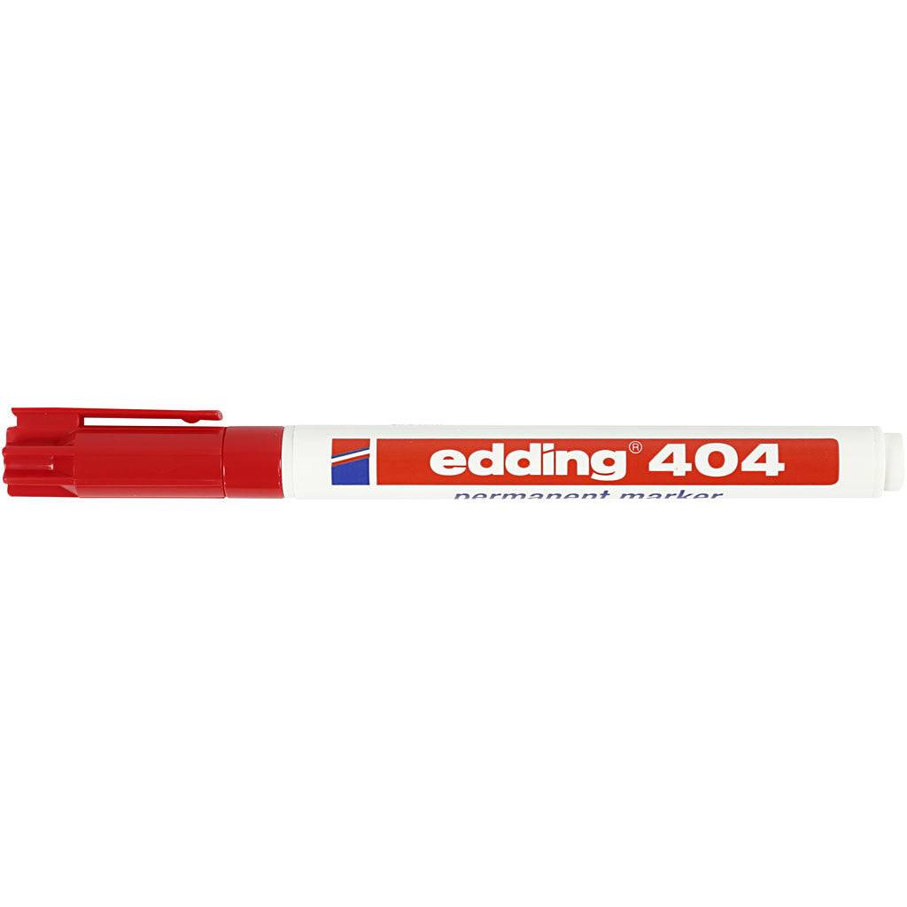Edding 404 Marker, lijndikte 0,75 mm, rood, 1 stuk [HOB-25035]