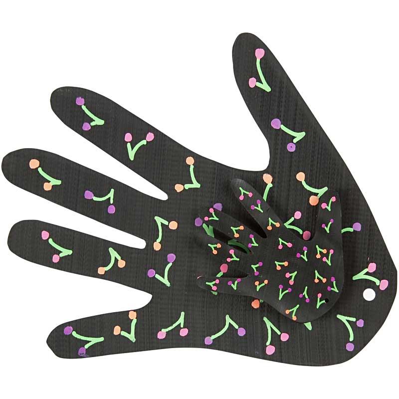 Feutres Textile Glitter Deco, trait 3 mm, couleurs néons, 6 pièces/ 1 Pq. [HOB-25098]