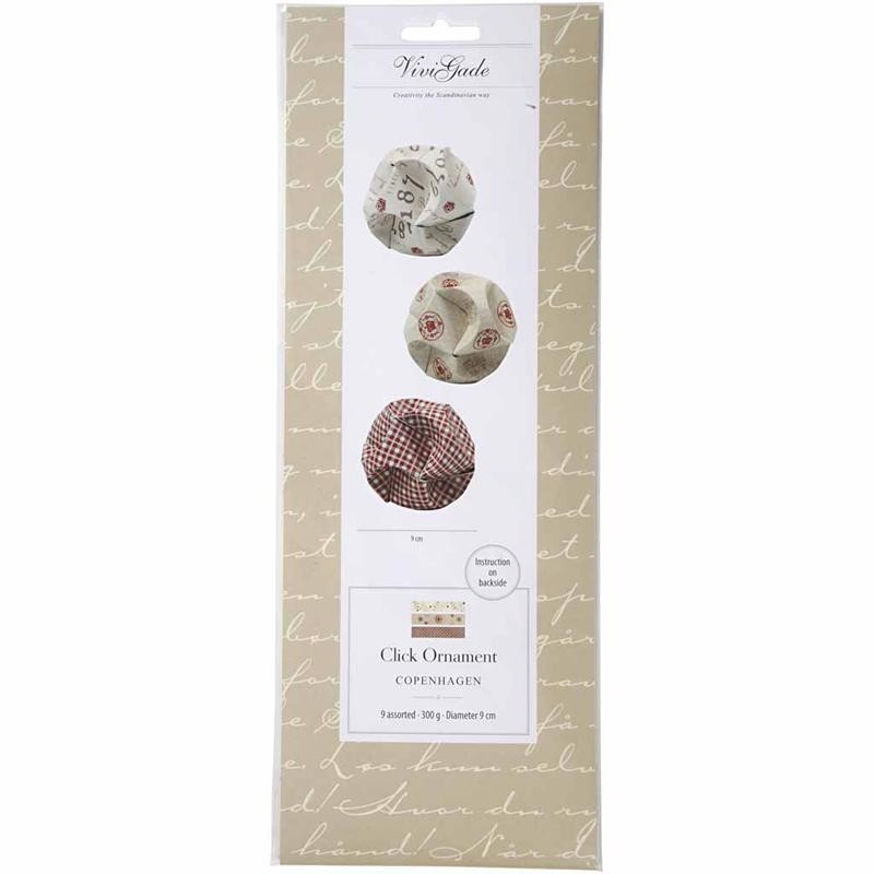 Boules Click, d 9 cm, dim. 5,5x28,4 cm, 9 set/ 1 Pq. [HOB-25121]