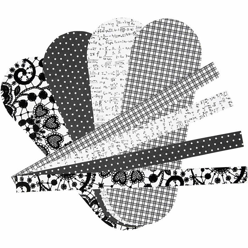 Coeurs tressés, dim. 14,5x10 cm, 120 gr, 8 set/ 1 Pq. [HOB-25153]