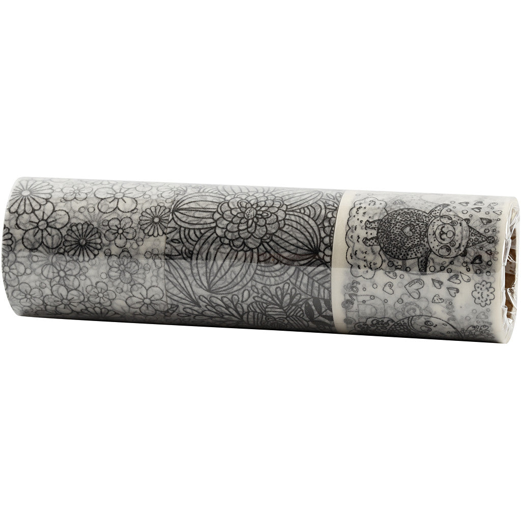 Masking Tape, B: 50 mm, 3x5 m/ 1 doos [HOB-25217]