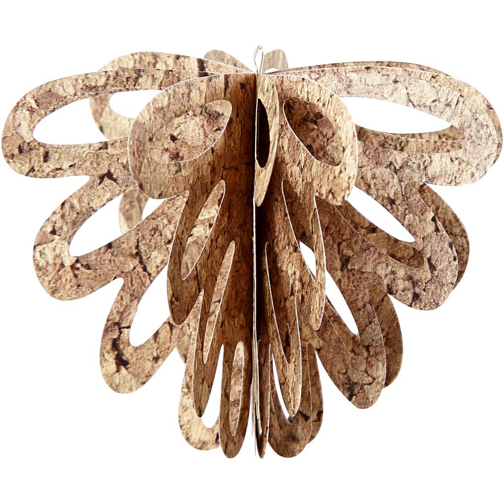 Cônes en papier, H : 6,8 cm, 120 gr, 6 pièces/ 1 Pq. [HOB-25230]