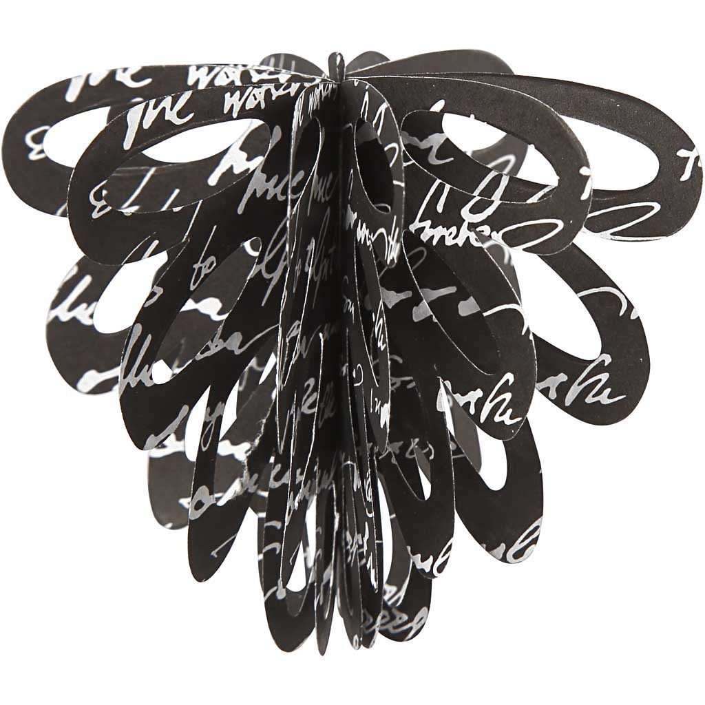 Cônes en papier, H : 6,8 cm, 120 gr, 6 pièces/ 1 Pq. [HOB-25231]