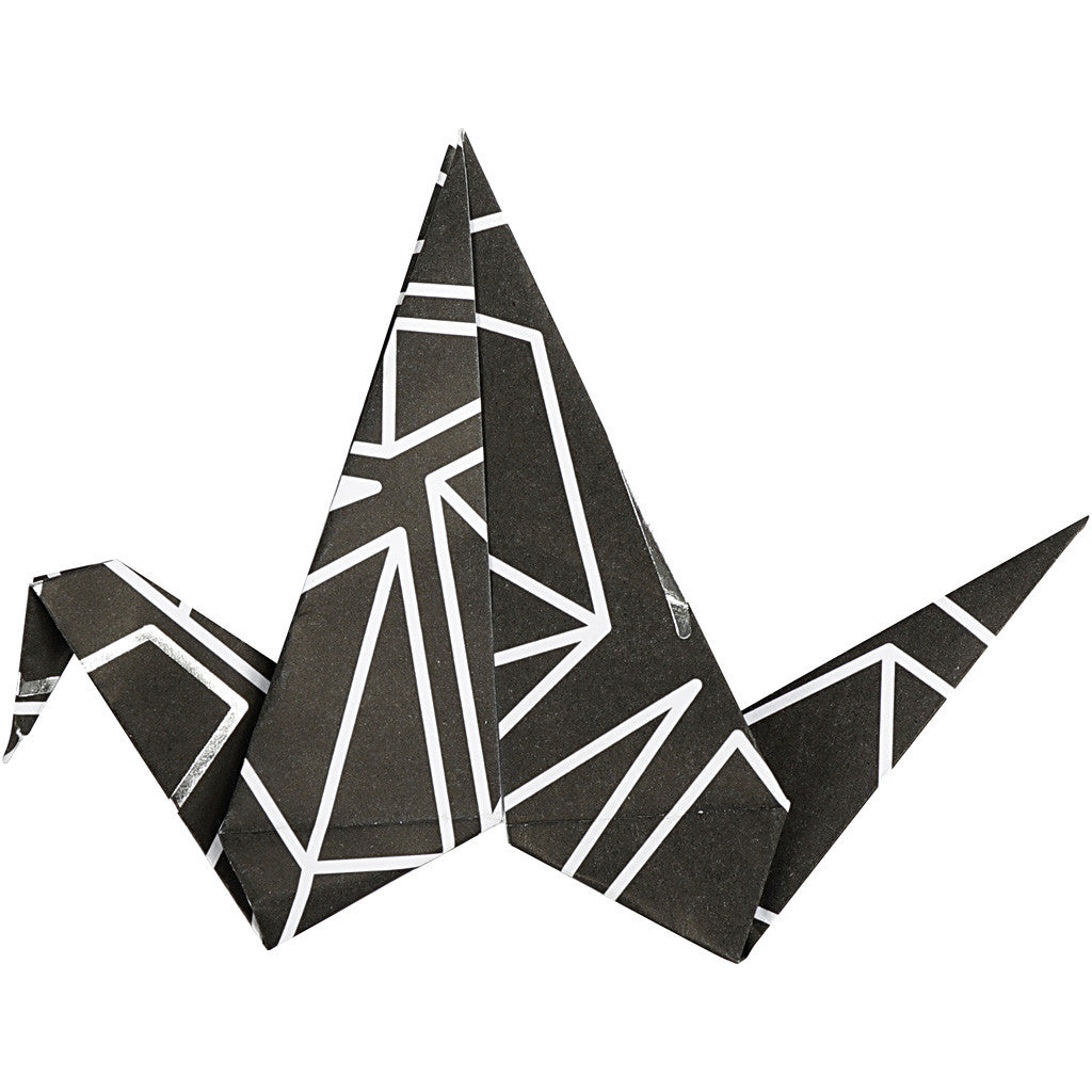 Origamipapier, afm 10x10 cm, 80 gr, 40 vel/ 1 doos [HOB-25368]