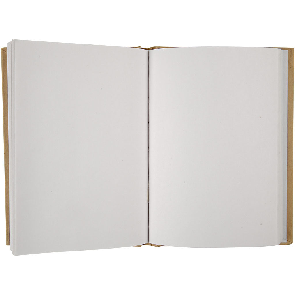 Carnet de notes, A6, ép. 8 mm, 80 gr, brun, 1 pièce [HOB-26368]
