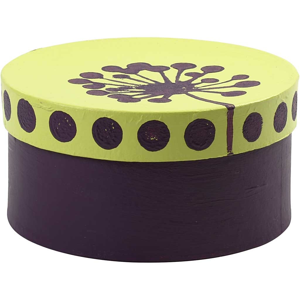 Ronde Dozen, H: 5+6,5+7,5 cm, d 10+13+16 cm, 3 stuk/ 1 set [HOB-263700]