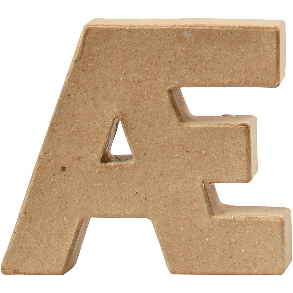 Letter, Æ, H: 10 cm, dikte 2 cm, 1 stuk [HOB-26594]