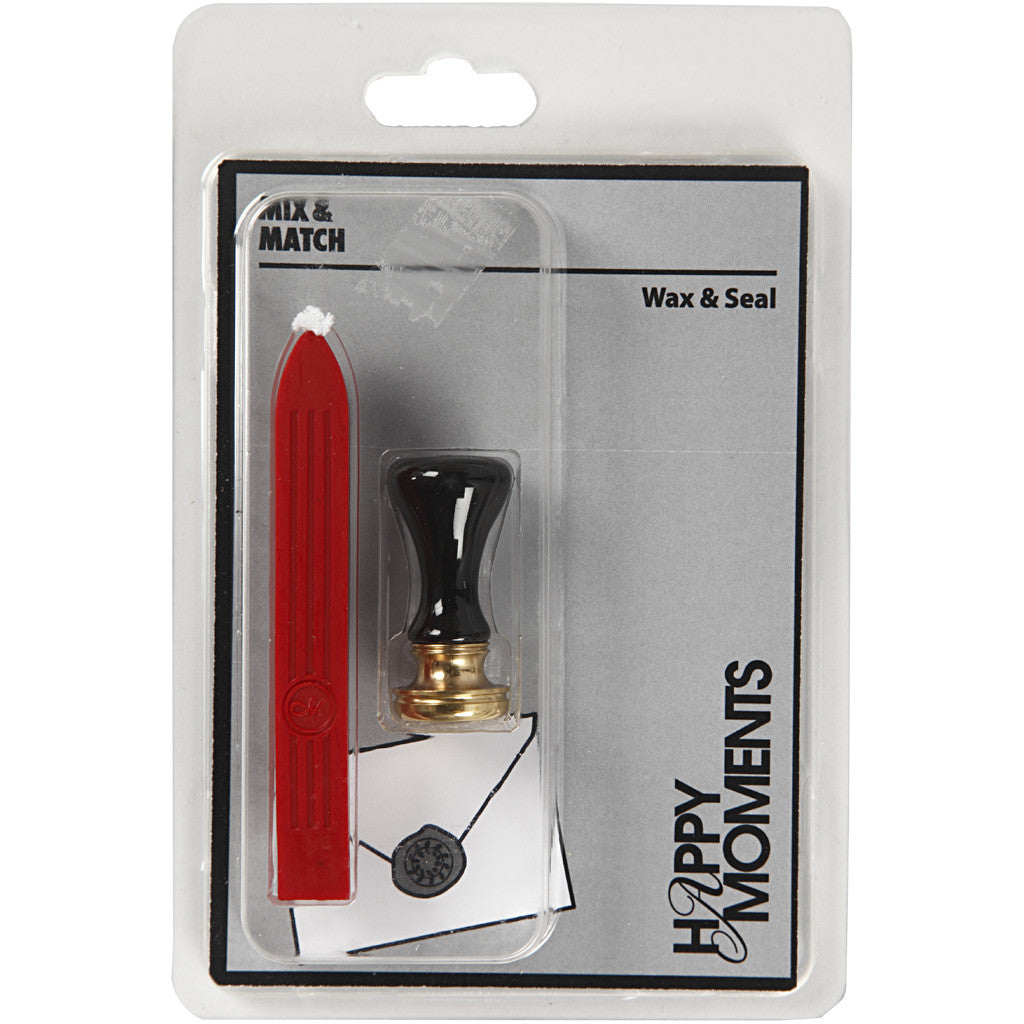 Kit à cacheter, d 17 mm, rouge, 1 set [HOB-270281]