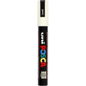 Posca Marker, afm PC-5M, lijndikte 2,5 mm, medium, ivoor, 1 stuk [HOB-276019]