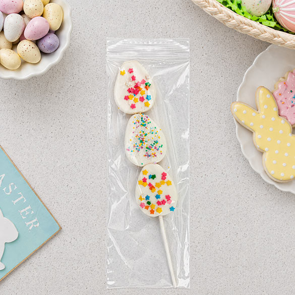 Sachet zip transparent en PE-BD 50 microns 10,2x30,5cm (100 pièces) [2PE412]