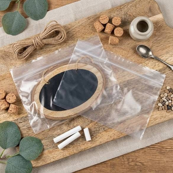 Sachet zip transparent en PE-BD 12,7x7,6cm (100 pièces) [2PE53]