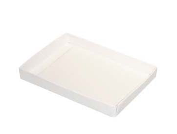 Petite boite en carton blanche 9.5 x 1.6 x 13.7cm (25 pièces) [wh10]