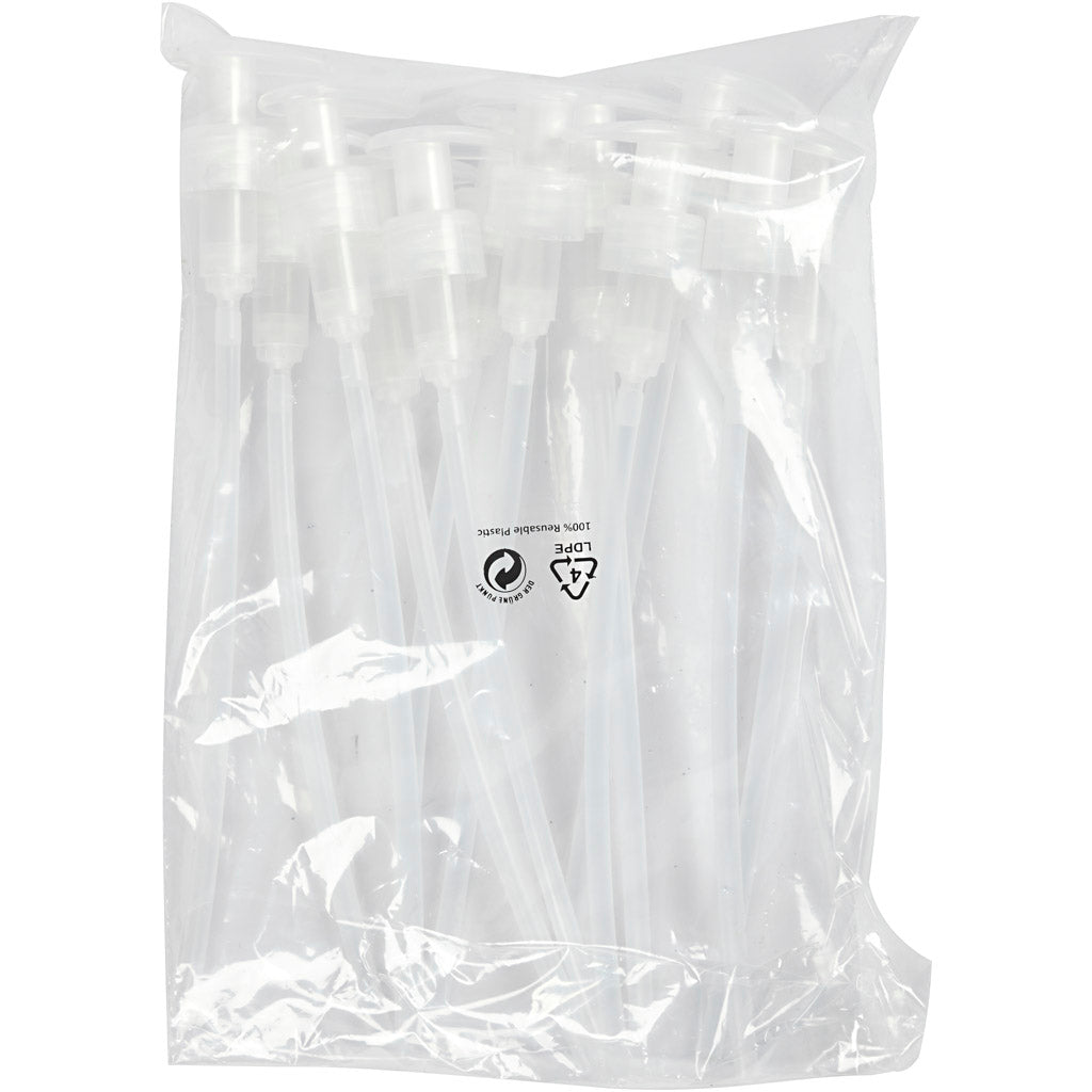 Pompes doseuses pour peinture PRIMO, L : 20 cm, d 3 cm, 12 pièces/ 1 Pq. [HOB-300440]