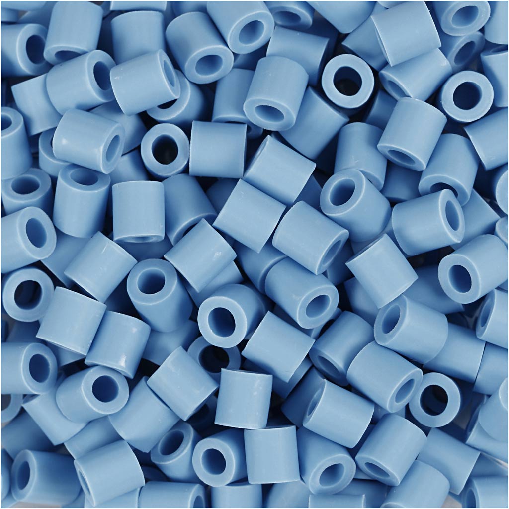 BioBeads van NABBI, afm 5x5 mm, gatgrootte 2.5 mm, medium, blauw, 1000 stuk/ 1 doos [HOB-9067790]