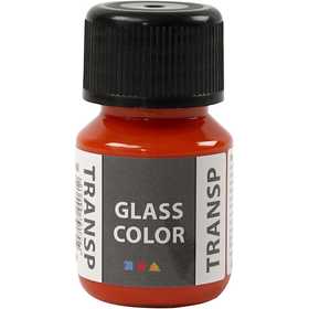 Glass Color Transparent, oranje, 30 ml/ 1 fles [HOB-31672]