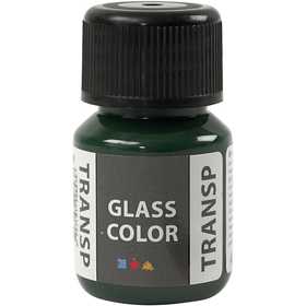 Glass Color Transparent, brilliant groen, 30 ml/ 1 fles [HOB-31677]