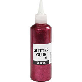 Glitterlijm, roze, 118 ml/ 1 fles [HOB-31828]