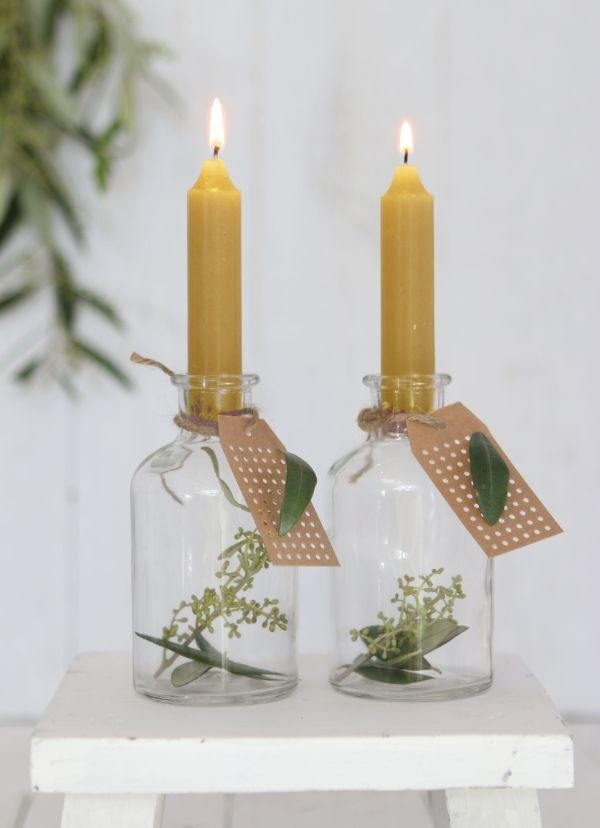 Kaarsen taps toelopend Honing 11cm hoog (set van 7 stuks) [IFS-32164]