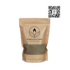 Pearlsand kaars 400gr mosgroen (6 stuks) [IFS-32720]