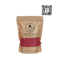 Pearlsand kaars 400gr bordeaux (6 stuks) [IFS-32721]