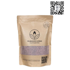 Pearlsand kaars 400gr lavendel - grijs (6 stuks) [IFS-32722]