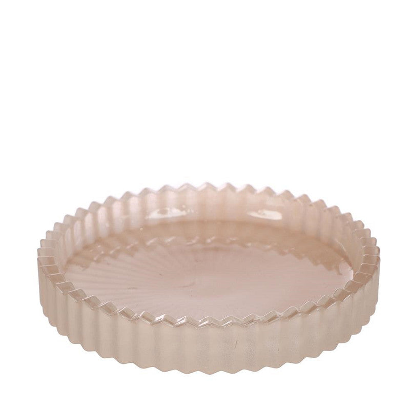 Coupelles en verre Kate Ø 10 cm, H. 6,5 cm, crème dépoli, lot de 4 (6 pièces) [IFS-34104]